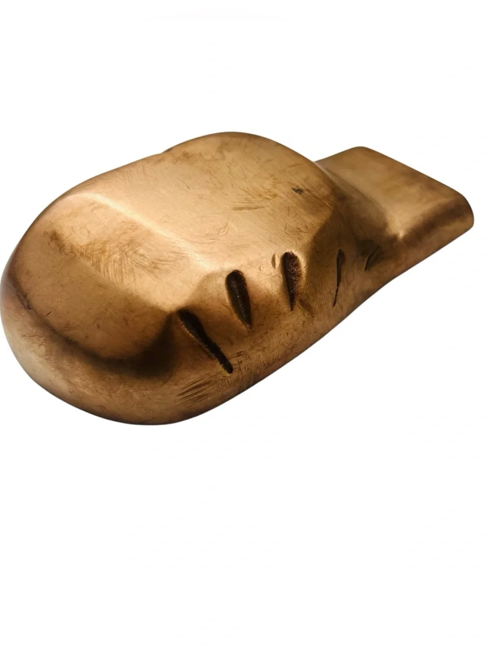 Vintage Bronze Boxing Glove Desk Display Paperweight Office Art